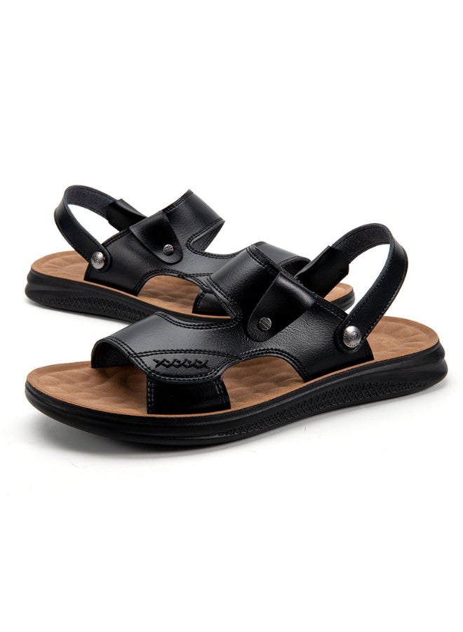 NIBEMINENT Men's Summer  Fashion Beach Shoes Casual Dual-purpose Men's Sandals - Image 1