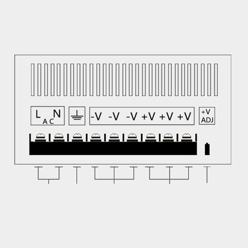 محول طاقة مُقوم بتبديل التيار AC 110/220V إلى DC 48V//31.3A/1500W ومُحول ومُحول لشبكات المراقبة التلفزيونيةCCTV/ الطابعات/ شرائط الأضواء الـLED/ روترات الإنترنت - Image 4