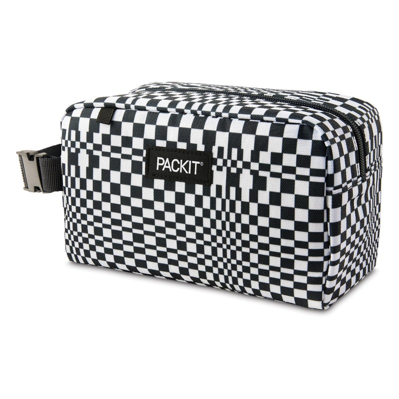 PackIt Freezable Snack Box, Checked Out, Built with EcoFreeze Technology, Collapsible, Reusable, Zip Closure with Buckle Handle, Designed For Work Snacks, Fresh Snacks On the Go, Adults, and All Ages - Image 2