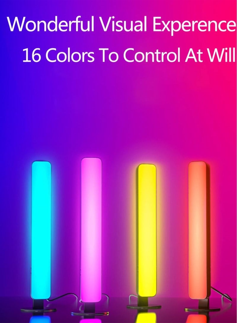 Captaintech Atmosphere Light, RGB Desk Light, LED Strip Lights, PC Gaming Accessories Light, Cool Stuff for Room Ambient Lighting Sound Reactive Led Lights Lamp Mood Lighting Suitable for TV Bedroom - Image 4