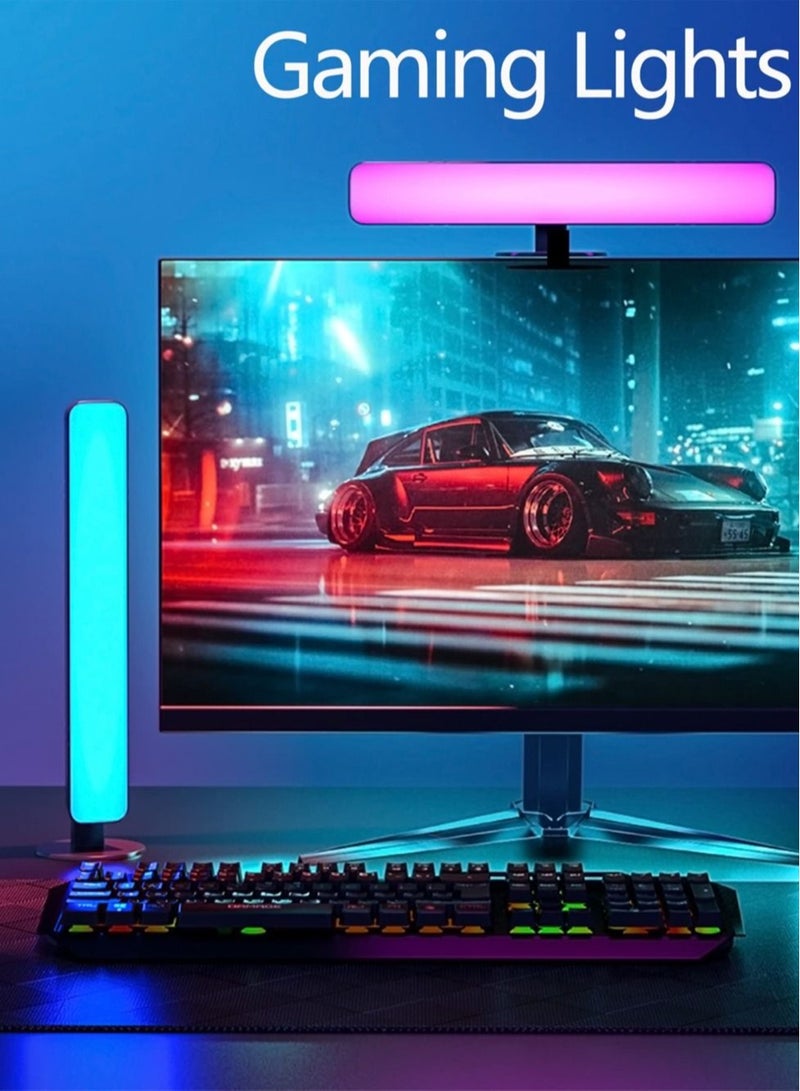 Captaintech Atmosphere Light, RGB Desk Light, LED Strip Lights, PC Gaming Accessories Light, Cool Stuff for Room Ambient Lighting Sound Reactive Led Lights Lamp Mood Lighting Suitable for TV Bedroom - Image 3