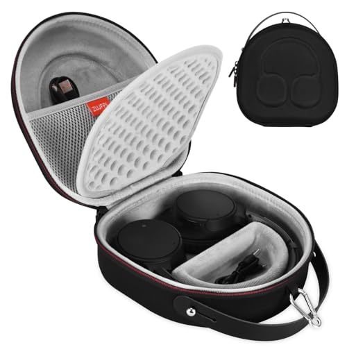ZUJFPL EVA Hard Case for JBL Tune 710BT, JBL Tune 720BT, JBL Tune 770NC, Sony WH-CH710N/WH-CH720N/WH-CH702N Noise Canceling Wireless Headphones,Premium Travel Protective Storage Bag - Grey - Image 1