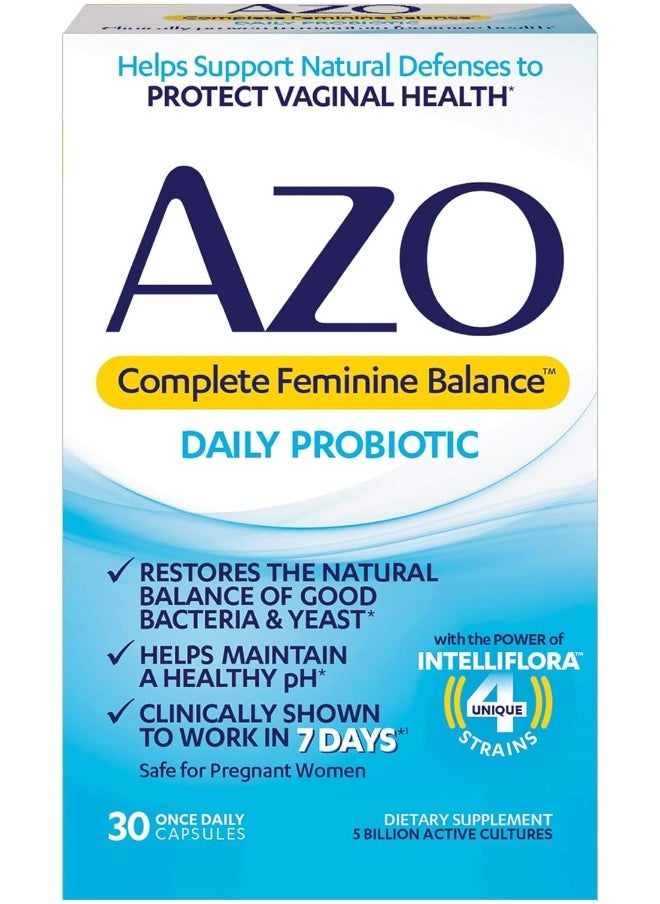 AZO Complete Feminine Balance Daily Probiotics For Women  - Image 1