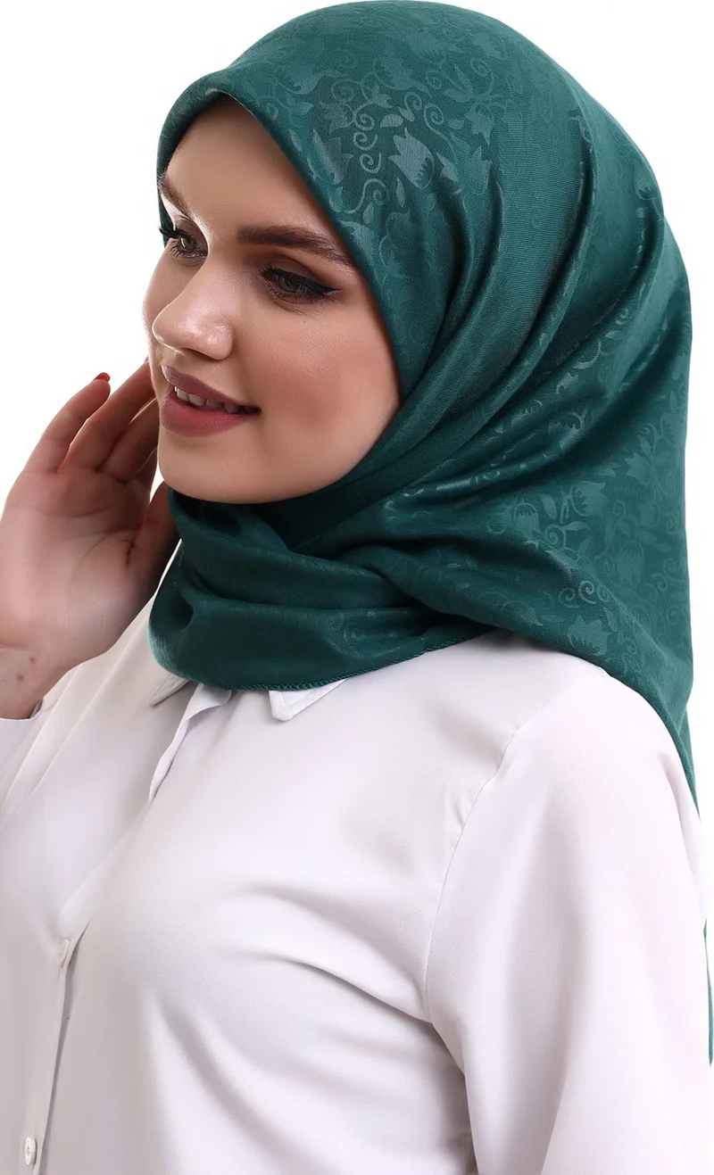 ايهفان اونلاين Kofra Patterned Head Scarf - Green