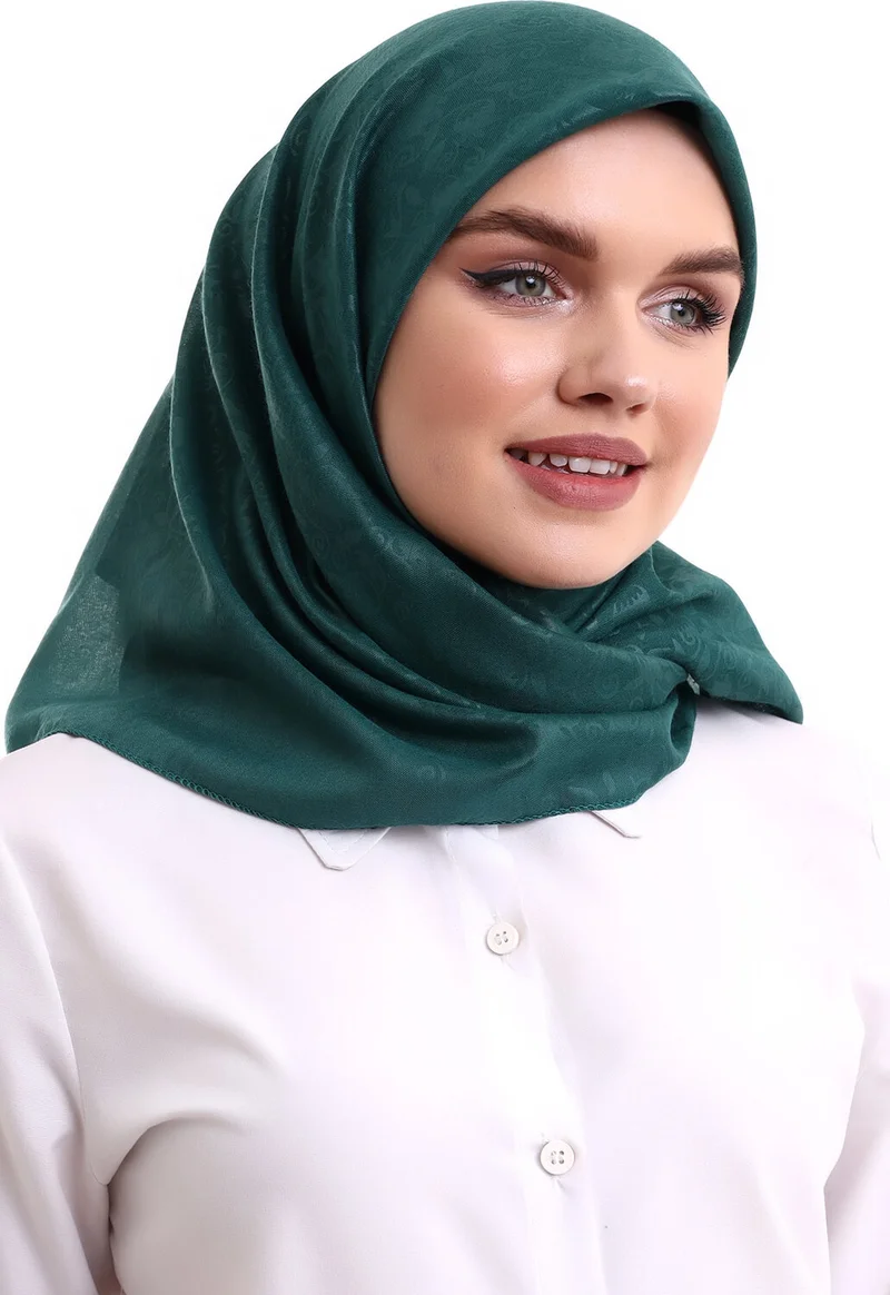 ايهفان اونلاين Kofra Patterned Head Scarf - Green