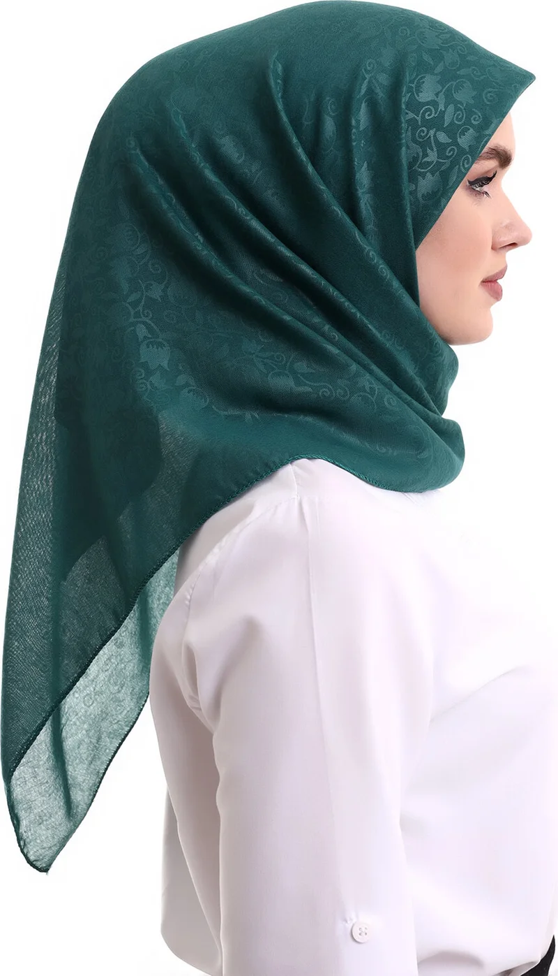 ايهفان اونلاين Kofra Patterned Head Scarf - Green