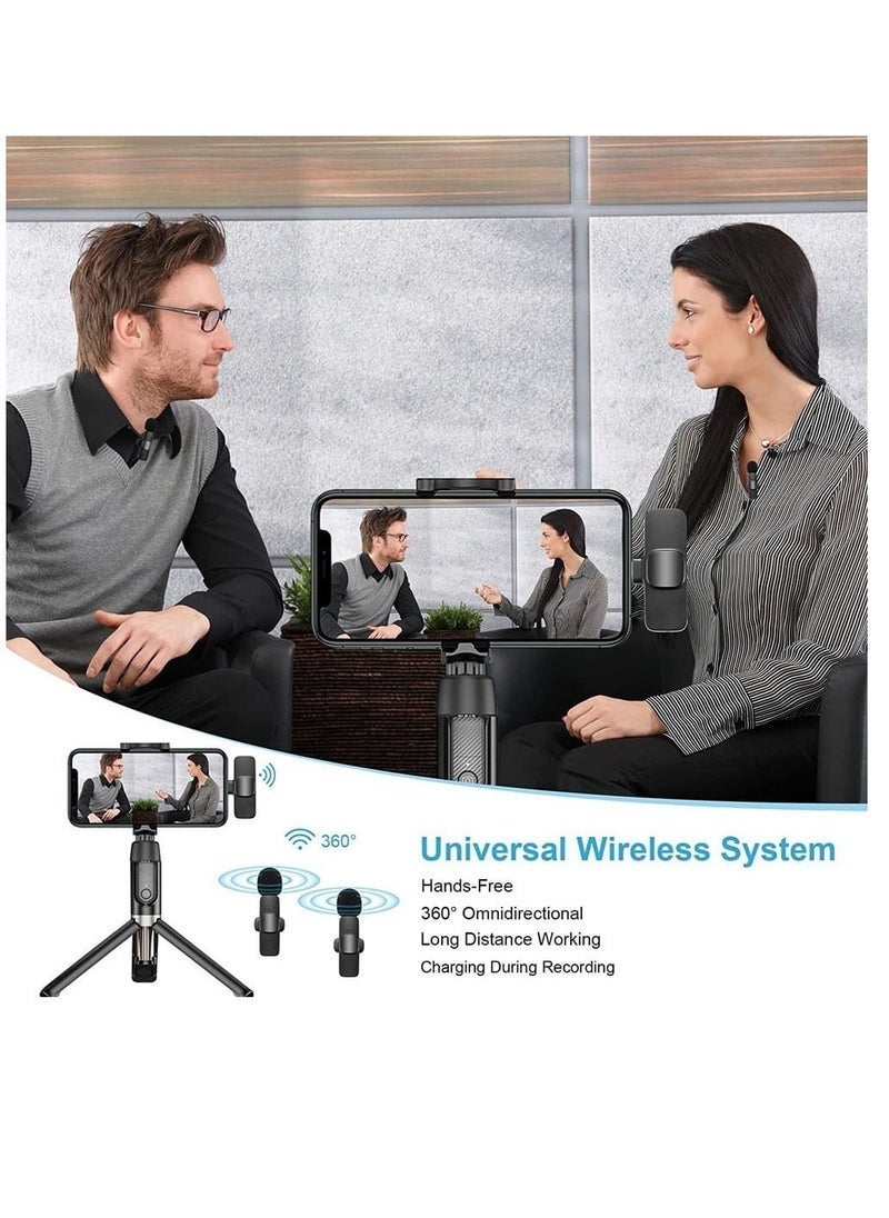 TIGER K9 Wireless Lavalier Microphone For Type-C Phone Plug-Play Wireless Mic USB-C Android Phone For Video Recording Interview Vlog Auto Sync And Noise Reduction Mic - Image 3