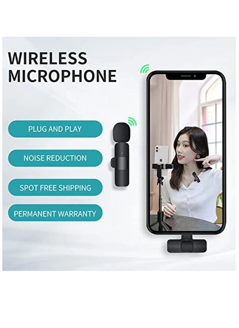TIGER K9 Wireless Lavalier Microphone For Type-C Phone Plug-Play Wireless Mic USB-C Android Phone For Video Recording Interview Vlog Auto Sync And Noise Reduction Mic - Image 4