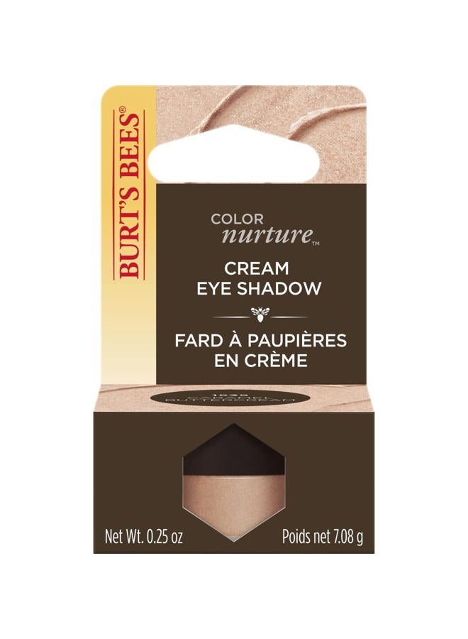 Burt's Bees (Caramel Buttercream) - Colour Nurture Cream Eye Shadow With Buildable Colour To Achieve Desired Intensity, Caramel Buttercream - 7ml - Image 1