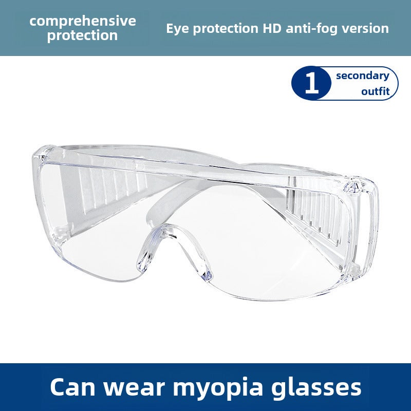 Generic Anti-Fog Splash-Proof Safety Goggles Goggles-HD anti-fog-transparent color