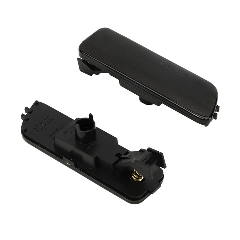 1 Pair Smoked Bumper Marker Side Light Housing for MK4 617215181853 (Black) - Image 4