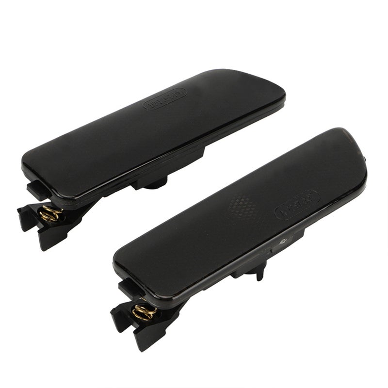 1 Pair Smoked Bumper Marker Side Light Housing for MK4 617215181853 (Black) - Image 2