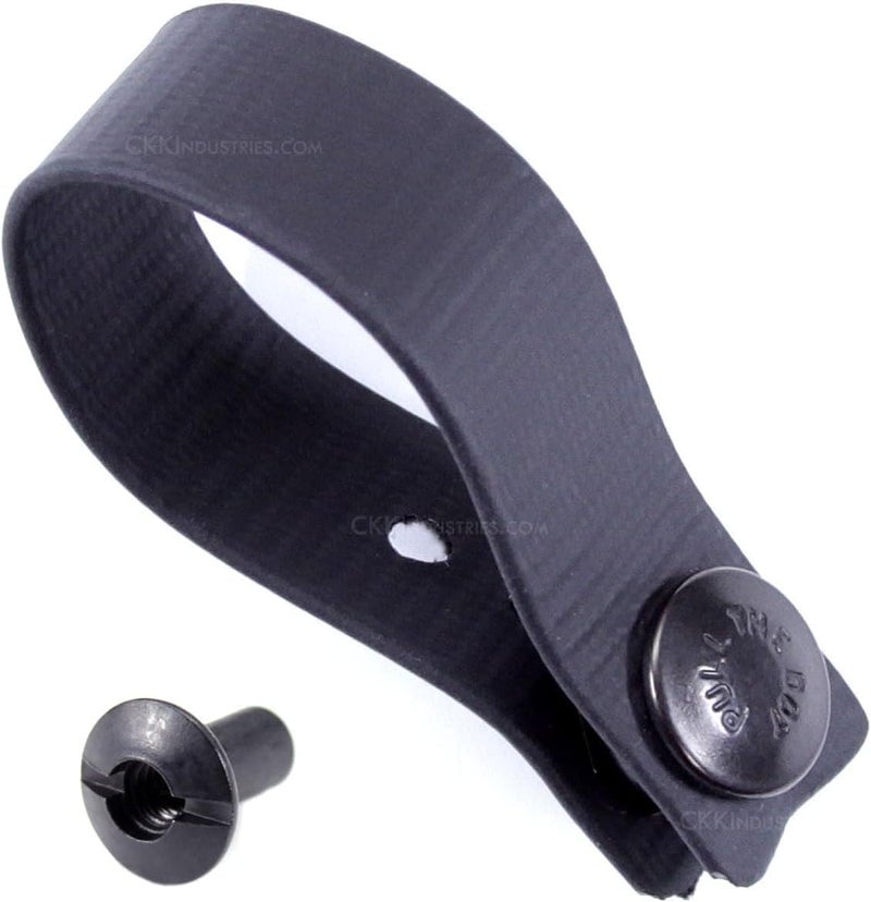 Holstex IWB Soft Belt Loops - w/Heavy Duty Rubberized Nylon Pull-The-Dot Security Snaps & Mounting Hardware - Holster Loops for IWB Carry - (Fit 1.25" to 2.00" Belts (Adjustable) - (Multi Colors) - Image 2