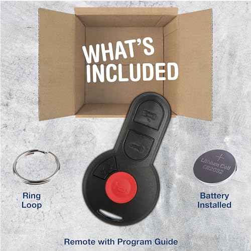 KeylessOption Key Fob Replacement for 1998 1999 2000 2001 2002 Volkswagen Golf Cabrio Jetta MK3 Corrado Remote, 4-Button MEGHU01WT, Programming Guide Included - Image 2