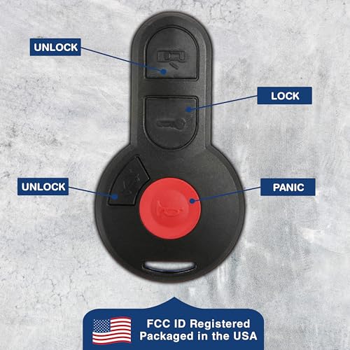 KeylessOption Key Fob Replacement for 1998 1999 2000 2001 2002 Volkswagen Golf Cabrio Jetta MK3 Corrado Remote, 4-Button MEGHU01WT, Programming Guide Included - Image 5