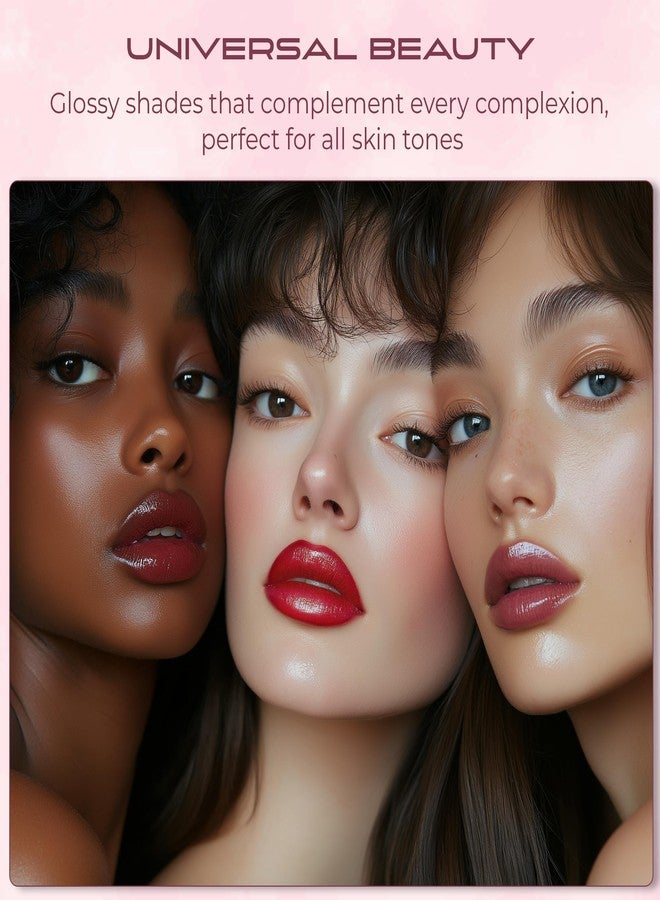 VOTUM Tahari 5pc Lipstick Set - Multi-Finish Lipsticks for Women, Matte, Cream, and Pearl, Long-Lasting Lipstick Color Gift Set (Red) - Image 3