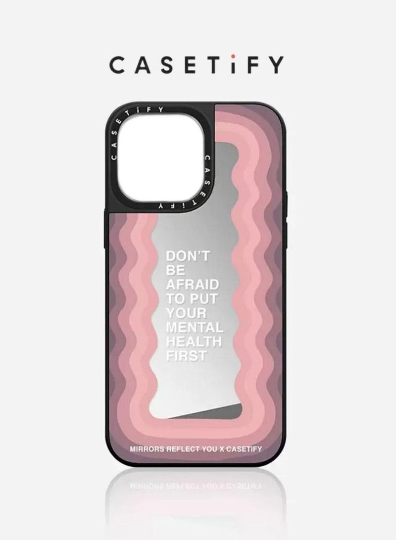 Casetify Don't Be Afraid By Mirrors Reflect You iPhone 12 Protective Case Cover