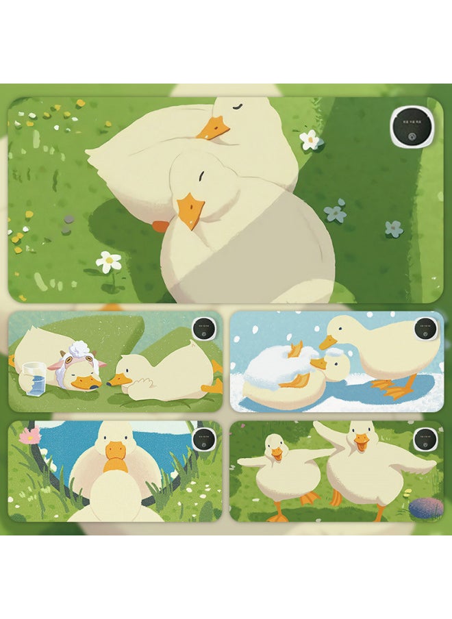 Duck Heating Heating Pad Warm Table Pad Office Computer Desktop Heating Mouse Pad-Color:700x330mm-Pattern:Jr-duck Duck 101  - Image 2
