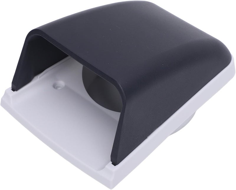 Improved Airflow Boat Ventilation Cover, 3 Inch Marine Suction Exhaust Hood Fan for Motorhome (White & Black) - Image 1