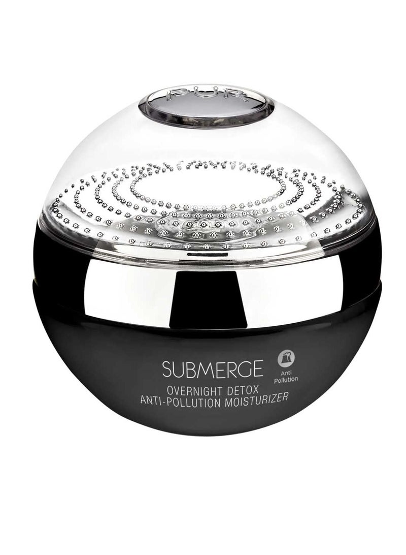 Pur PÜR Beauty Submerge Overnight Detox Anti-Pollution Moisturizer, Helps Restore Skin's Hydration, Helps Smooth Appearance of Blemishes, Charcoal, Aloe & Green Tea, Cruelty Free - Image 1