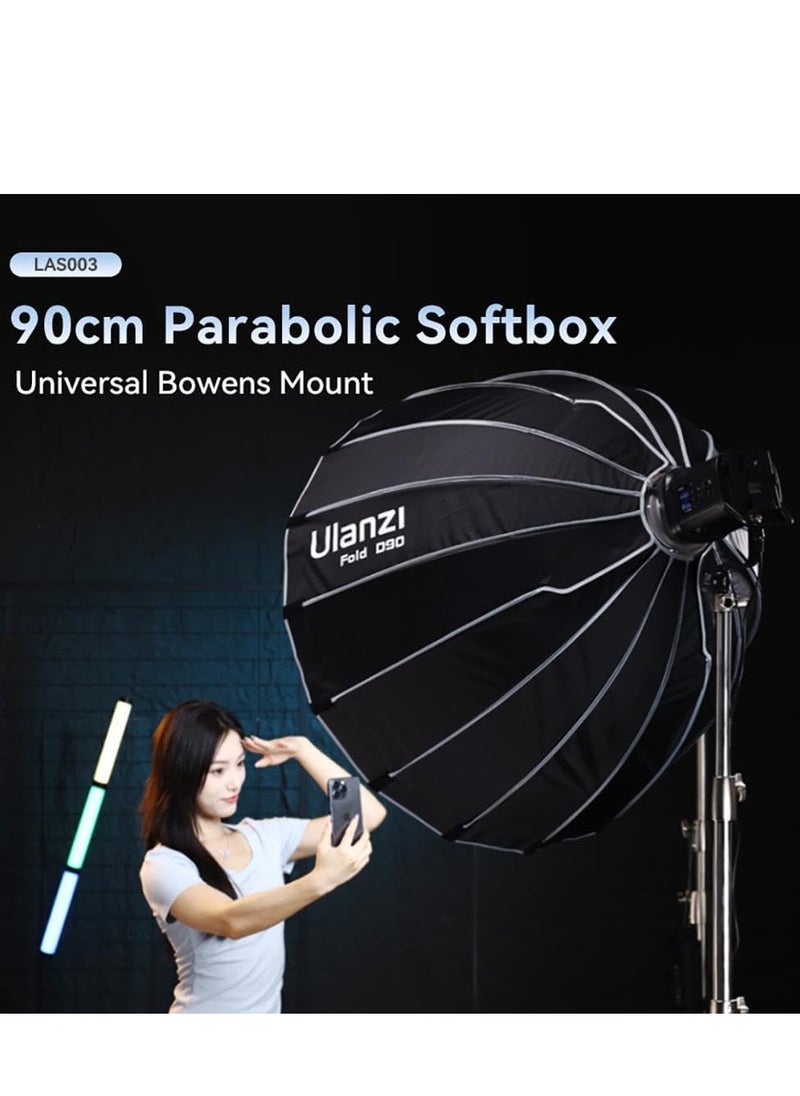 Ulanzi Parabolic Softbox 90cm  with Bowens Mount L055  - Image 3