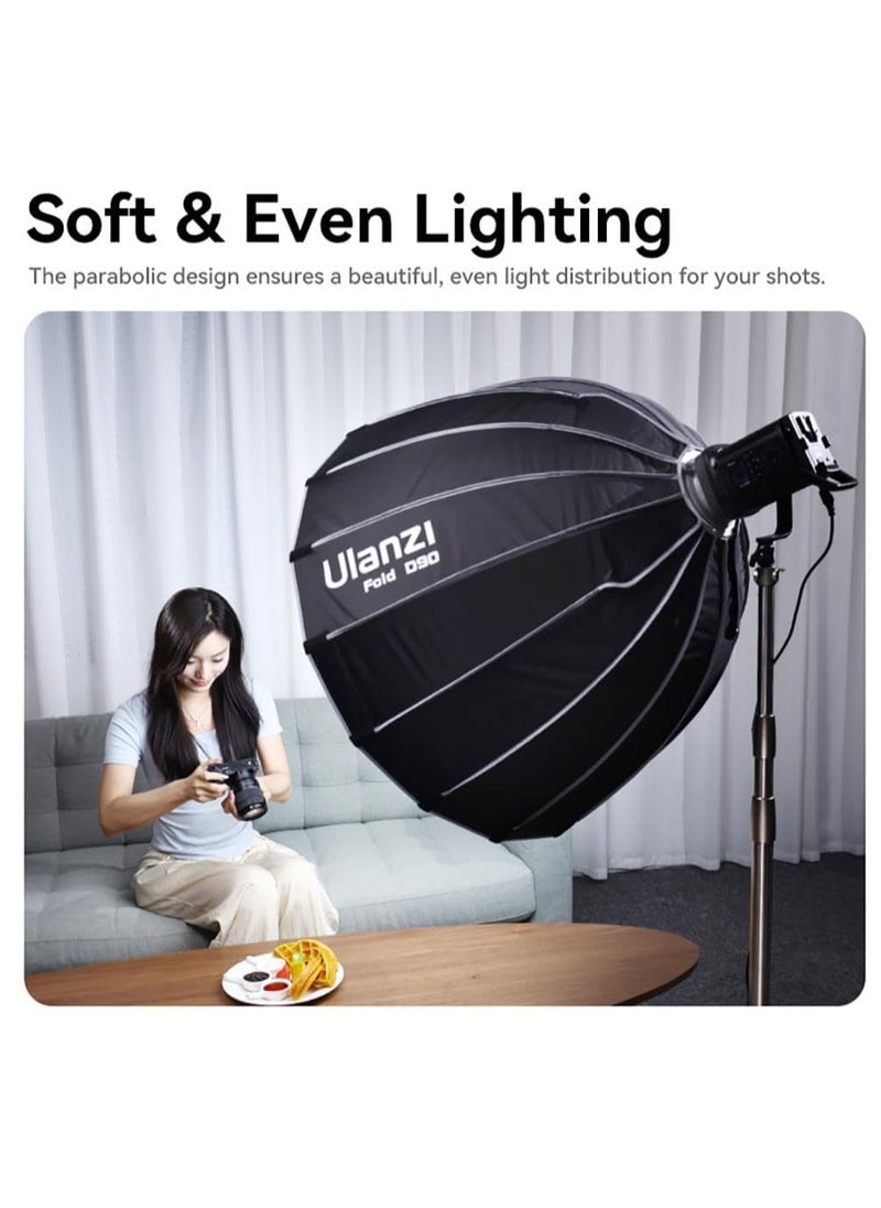 Ulanzi Parabolic Softbox 90cm  with Bowens Mount L055  - Image 4