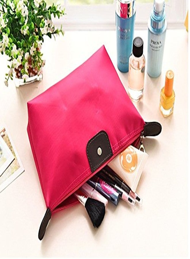 فوكس حقيبة مكياج نسائية من FOK، قطعة واحدة، حقيبة مستحضرات تجميل، حقيبة يد، حقيبة أدوات تجميل معلقة، حقيبة سفر، منظم مجوهرات، حقيبة يد عادية (اللون: أسود) - Image 5