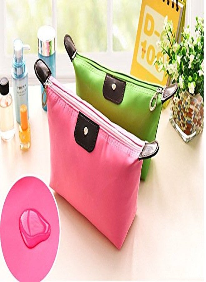 فوكس حقيبة مكياج نسائية من FOK، قطعة واحدة، حقيبة مستحضرات تجميل، حقيبة يد، حقيبة أدوات تجميل معلقة، حقيبة سفر، منظم مجوهرات، حقيبة يد عادية (اللون: أسود) - Image 3