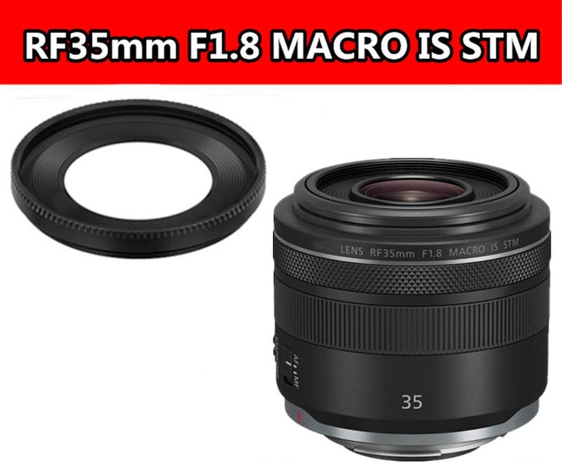 عدسة EW52 للعدسات ذات بعد بؤري 35mm/1.8 Macro، بديل لملحقات الكاميرات EW-52 - Image 2