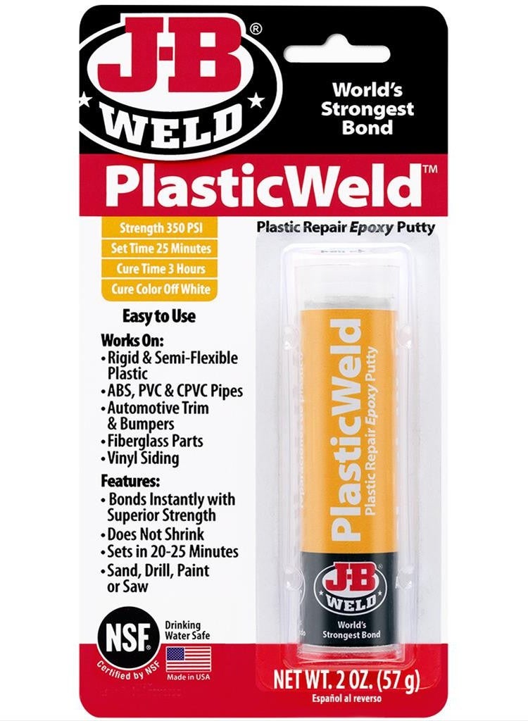 J-B WELD PLASTIC WELD PUTTY