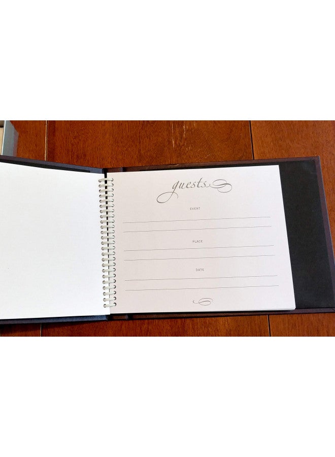 Hortense B. Hewitt Wedding Accessories Guest Book, Navy, 7.5-Inches x 5.75-Inches - Image 3