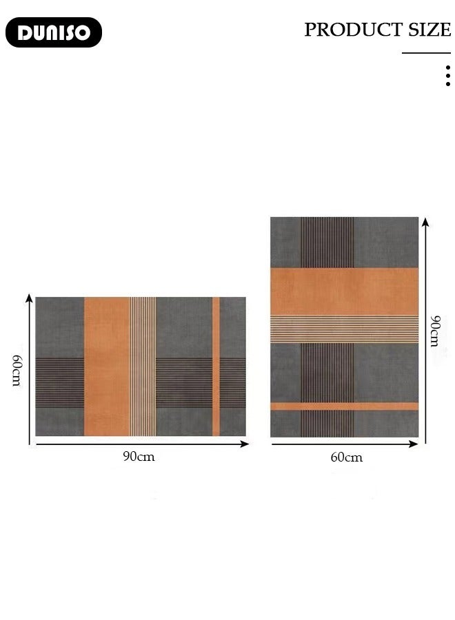 DUNISO Diatom Mud Front Door Mat, Non-Slip Durable Welcome Mat, Absorbent Rubber Low Profile Doormat, Heavy Duty Waterproof Indoor Outside Mats, Easy Clean Floor Mat for Entrance Home 60*90cm - Image 4