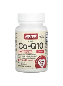 jarrow formulas Jarrow Formulas, Vegan Co-Q10, 200 mg, 60 Veggie Capsules  - Image 1