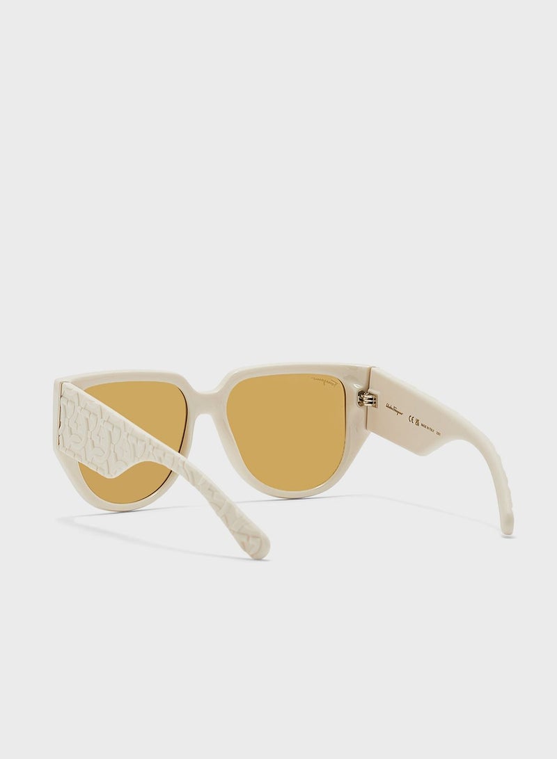 Salvatore Ferragamo Tea Cup Shape Sunglasses - Image 2