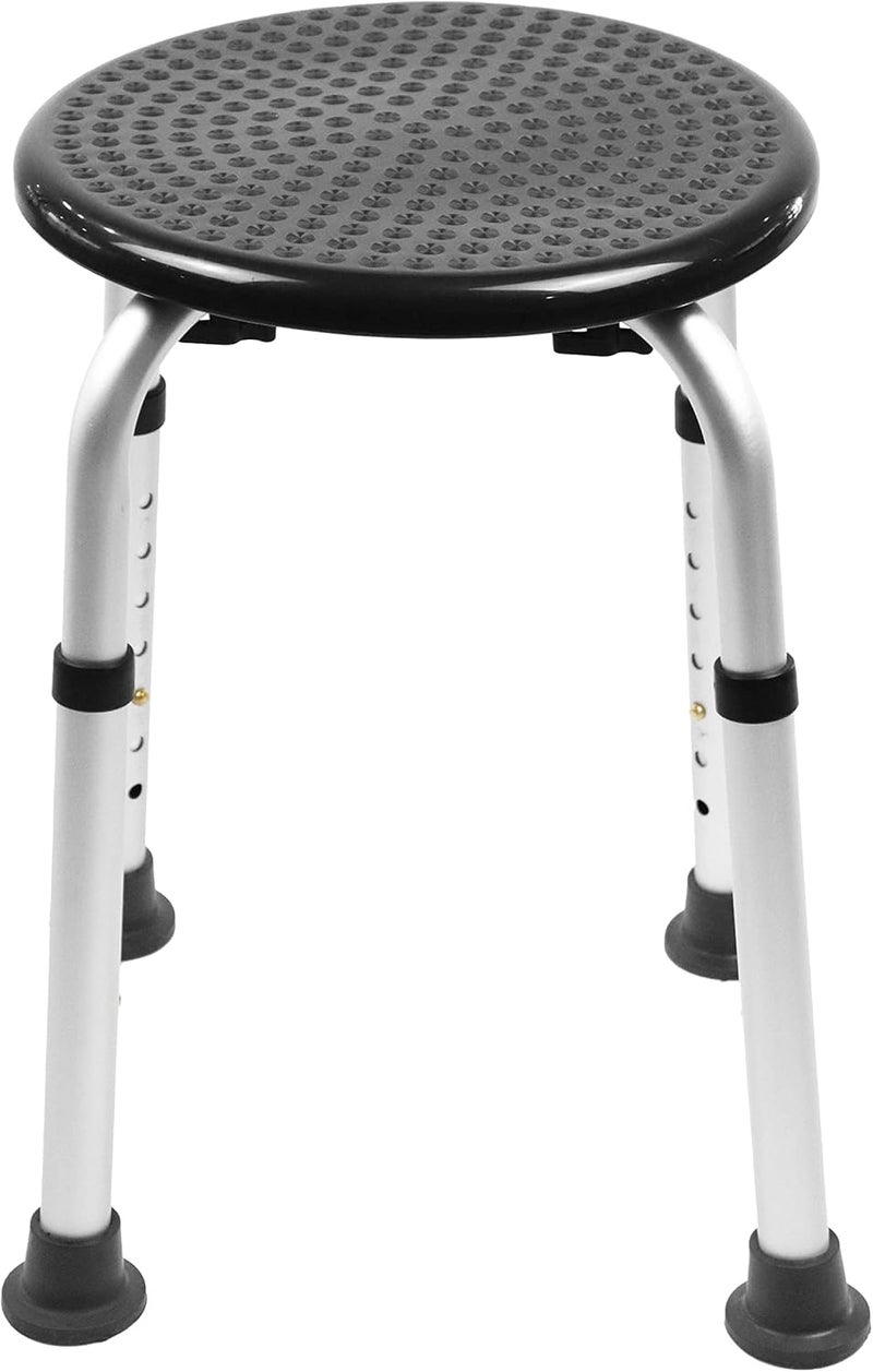 PEPE Mobility Elderly Round Shower Stool, Adjustable Non-Slip Bathroom Stool for Adults, Tool-free Assembly - Image 5