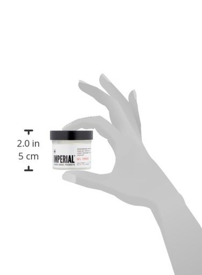 Imperial Barber Grade Gel Pomade - All Day Strong Hold, No Flaking, Water Based, Reactivatable - Natural Men's Hair Styling Product 2 oz Travel Size - Image 3