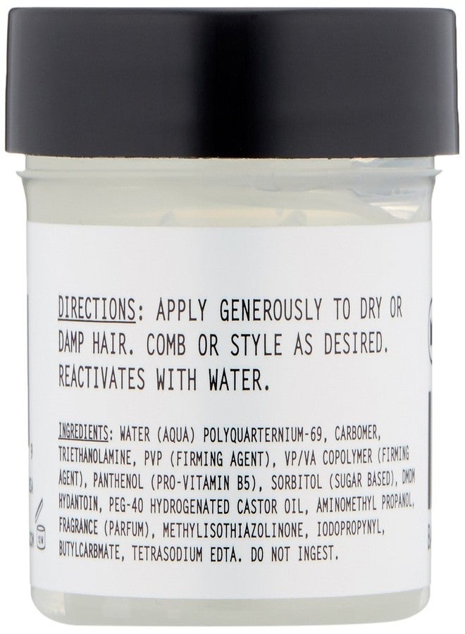 Imperial Barber Grade Gel Pomade - All Day Strong Hold, No Flaking, Water Based, Reactivatable - Natural Men's Hair Styling Product 2 oz Travel Size - Image 2