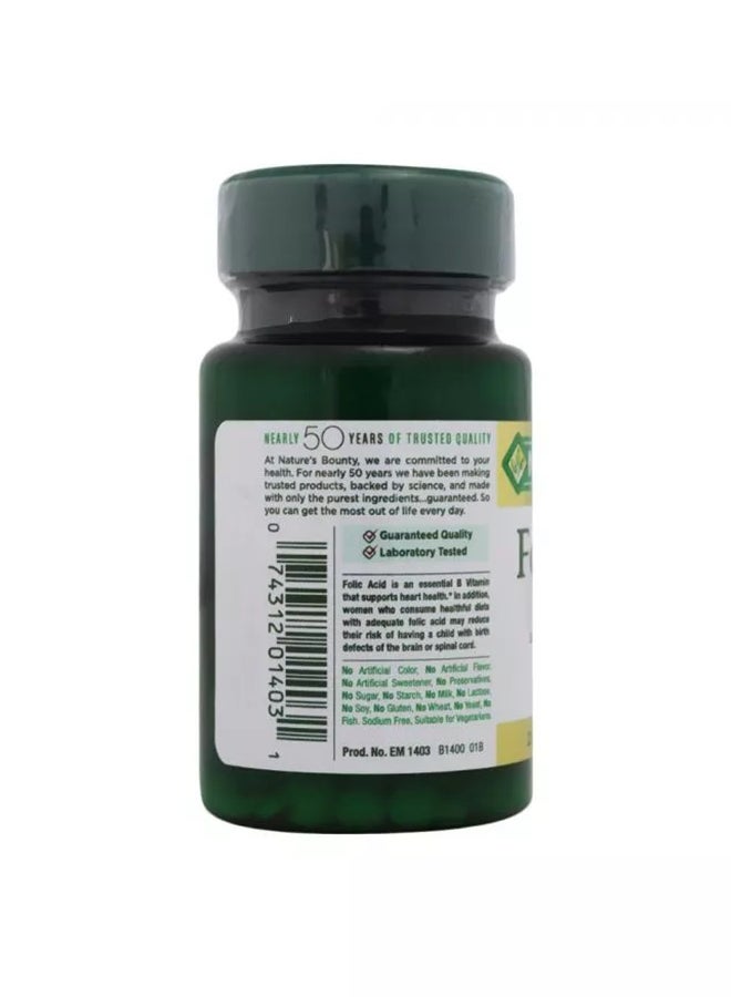 Folic Acid 400 Mcg Tablets 250'S - Image 3