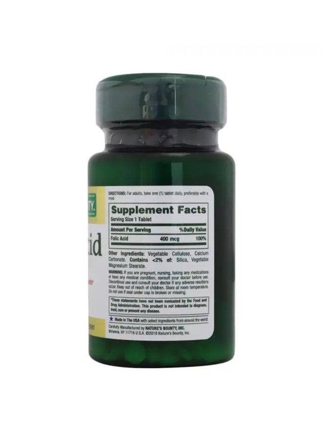 Folic Acid 400 Mcg Tablets 250'S - Image 2