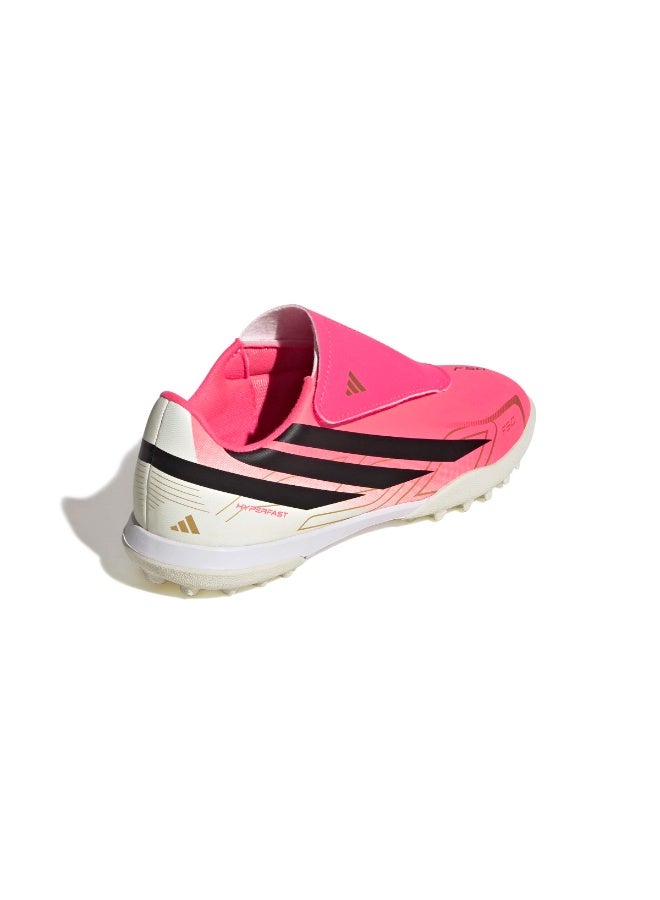 Adidas F50 Hyperfast Club Velcro Turf Football Shoes Kids - Image 3