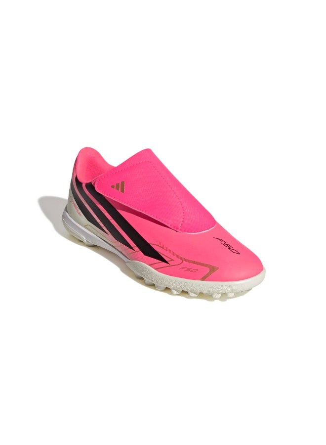 Adidas F50 Hyperfast Club Velcro Turf Football Shoes Kids - Image 2
