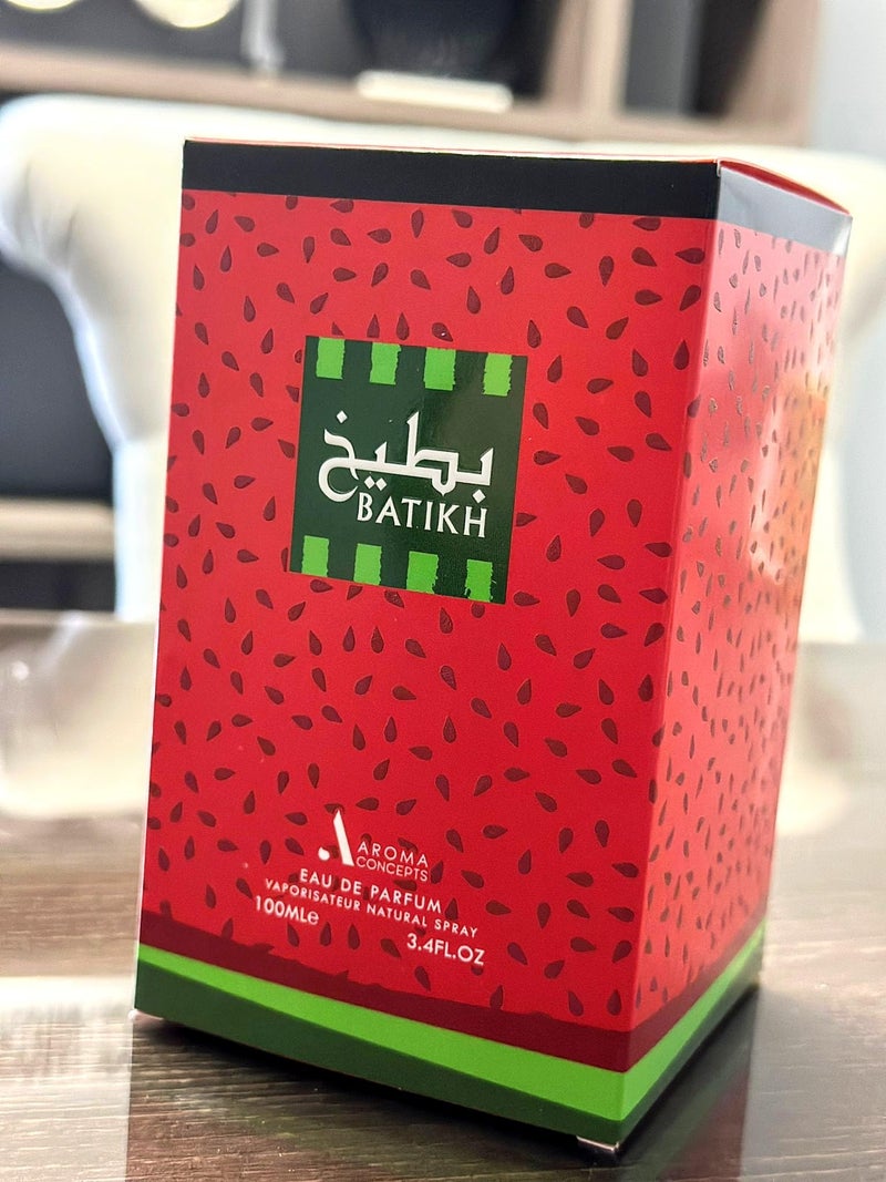 PARIS CORNER Paris Corner BATIKH Watermelon Perfume EDP 3.4 FL Oz Unisex EDP Fresh Scent  - Image 5