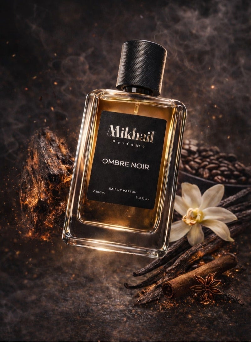 MIKHAIL Ombre Noir Intense by MIKHAIL 100ml | Bold & Sophisticated Masculine Eau de Parfum | Fresh Violet Leaf, Cedar, Jasmine Sambac, and Orris | Rich Leather, Woody Notes, and Tobacco - Image 5