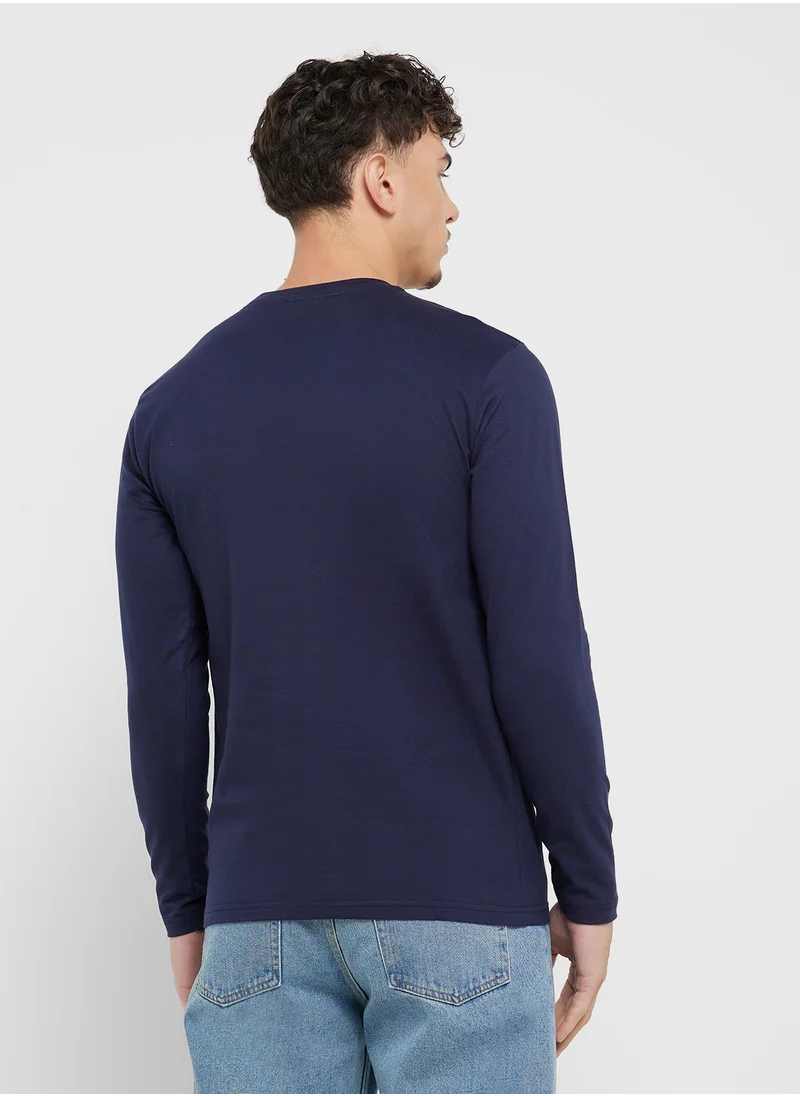 Seventy Five Basics Graphic Long Sleeve T-Shirt