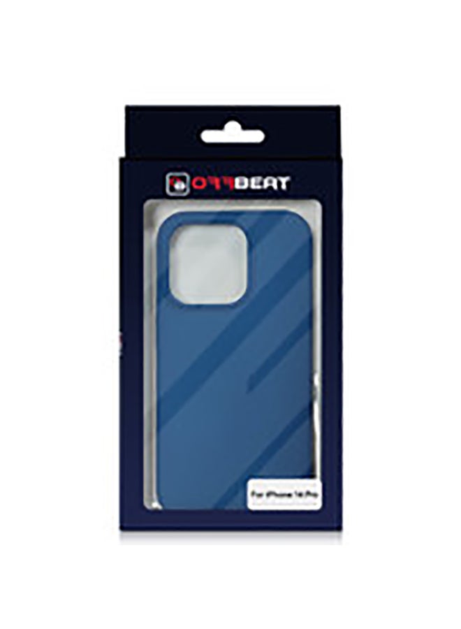 OFFBEAT iPhone 14 Pro Magsafe Liquid Silicone Case Blue 6.1 Inch, Multi Drop Protection and Wireless Charging Compatiblity Blue - Image 5