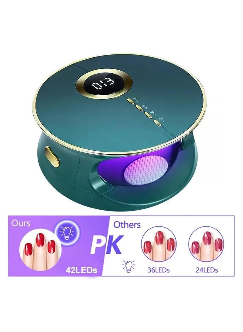 BLUEQUE مجفف أظافر جل LED بالأشعة فوق البنفسجية، مجفف أظافر جل احترافي - Image 3