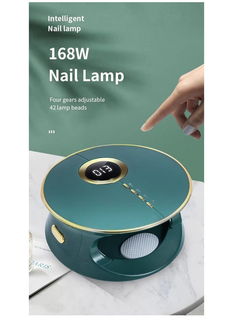 BLUEQUE مجفف أظافر جل LED بالأشعة فوق البنفسجية، مجفف أظافر جل احترافي - Image 5