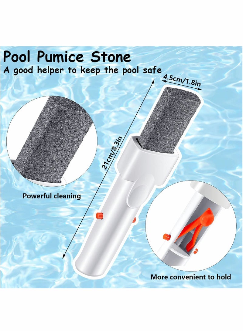 Excefore Pool Stain Eraser, 3 Pack Pool Pumice Stone with Handle for Cleaning Toilet Bowl Ring, Bath, Kitchen, Pumice Sticks for Plaster Concrete Spa Pool Pumice Stone Removing Rust Spot - Image 4