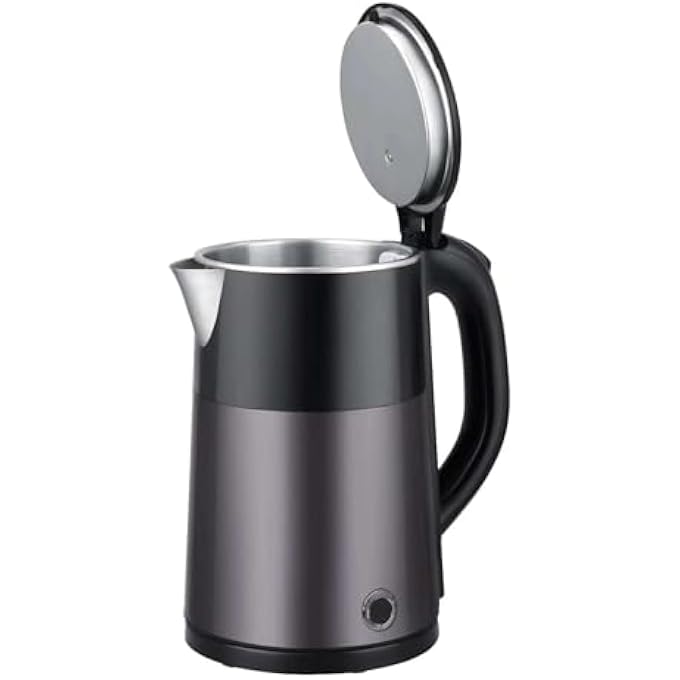 فليكسي غلاية كهربائية من الفولاذ المقاوم للصدأ 22 لتر 1500 واط غلاية ماء محمولة سخان ماء فوري ماكينة شاي إيقاف تلقائي حماية جافة 360 قاعدة دوارة ومقبض بارد - Image 2