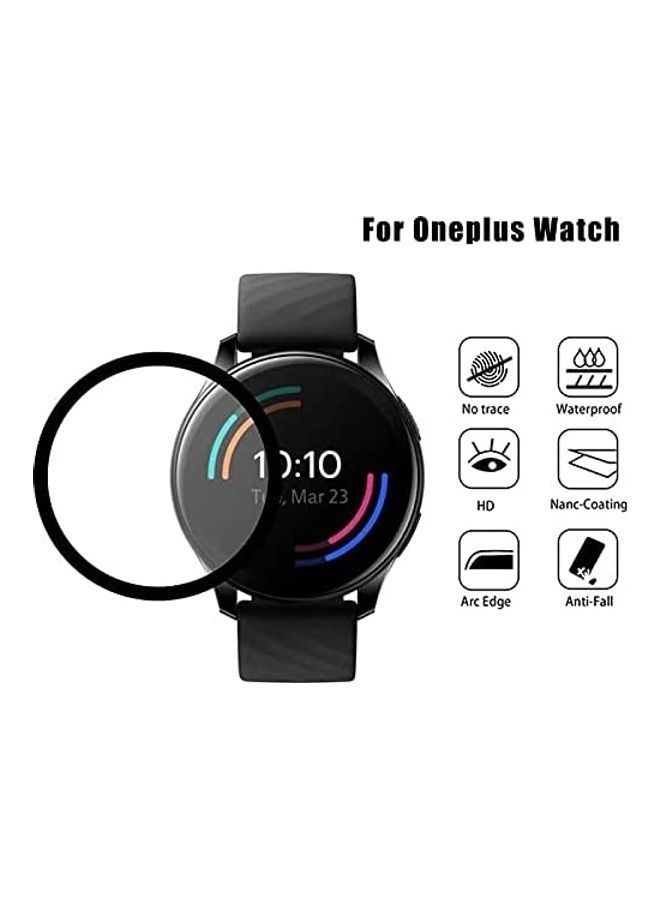NIBEMINENT 3D Curved Full Soft Protective Film For OnePlus Watch Clear  - Image 2